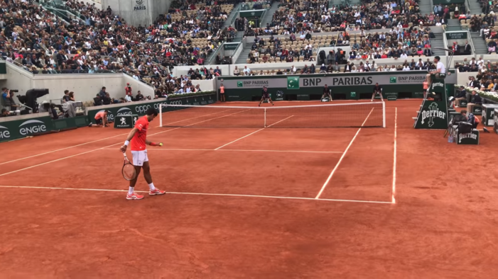 Novak Djokovic Roland Garros 2019 Court