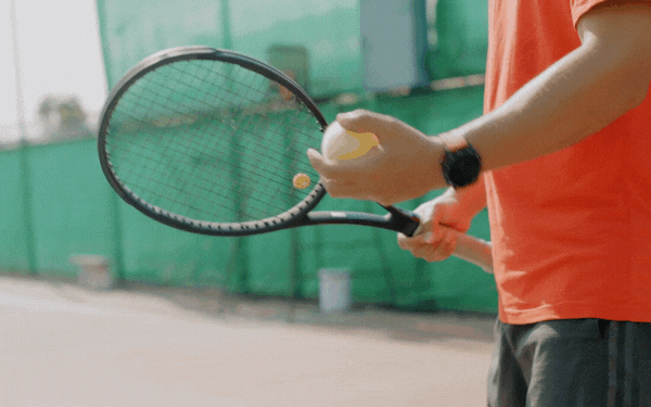 practice tennis